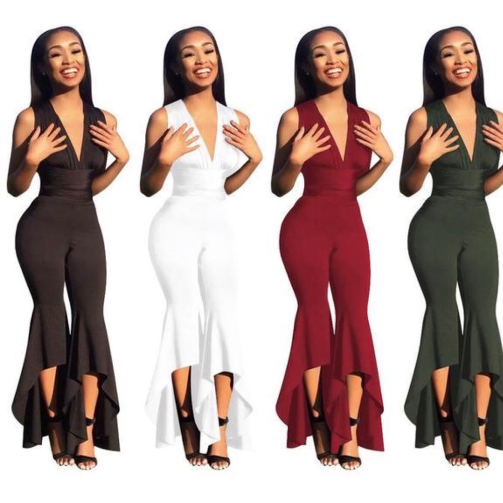 Flare pant jumpsuit